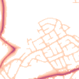 Daytime road noise heatmap for NE62 5XU