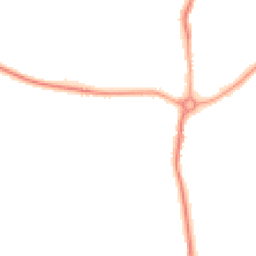 Night-time road noise heatmap for NE62 5YS