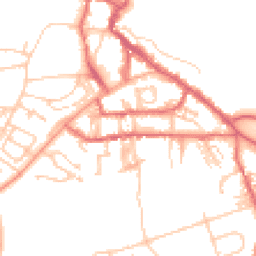 Daytime road noise heatmap for NE66 1AB