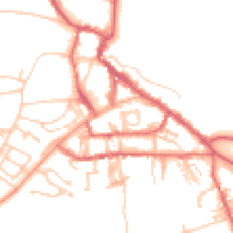 Daytime road noise heatmap for NE66 1AD