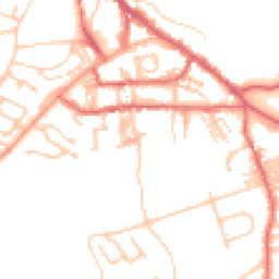 Daytime road noise heatmap for NE66 1AJ