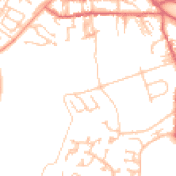 Daytime road noise heatmap for NE66 1AW