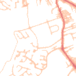 Daytime road noise heatmap for NE66 1BA