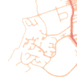 Daytime road noise heatmap for NE66 1BZ