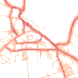 Daytime road noise heatmap for NE66 1DA