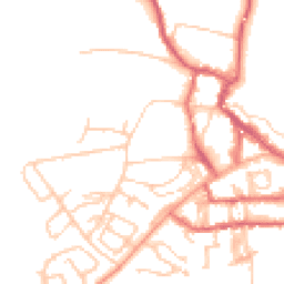Daytime road noise heatmap for NE66 1DJ