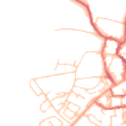 Daytime road noise heatmap for NE66 1DL