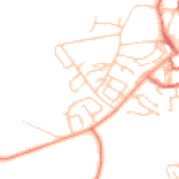 Daytime road noise heatmap for NE66 1DU