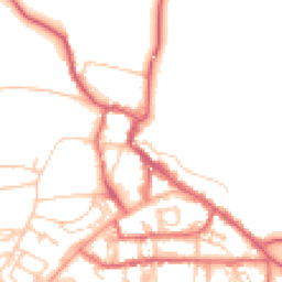 Daytime road noise heatmap for NE66 1JA