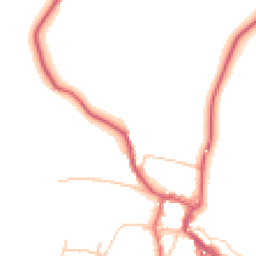 Daytime road noise heatmap for NE66 1NF