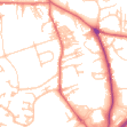 Daytime road noise heatmap for NE66 1RP