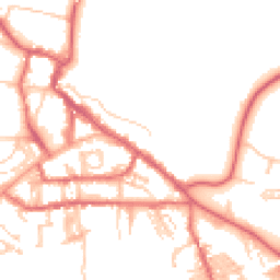 Daytime road noise heatmap for NE66 1SF