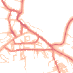 Daytime road noise heatmap for NE66 1TB