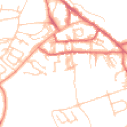 Daytime road noise heatmap for NE66 1XA