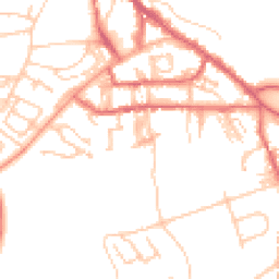 Daytime road noise heatmap for NE66 1XD