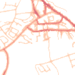 Daytime road noise heatmap for NE66 1XX