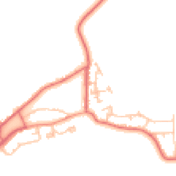 Daytime road noise heatmap for NE66 2HF