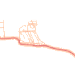 Daytime road noise heatmap for NE66 2HX