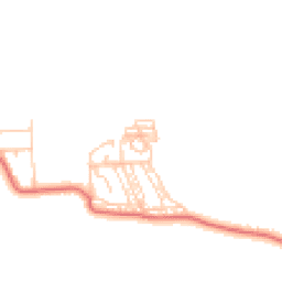 Daytime road noise heatmap for NE66 2HY