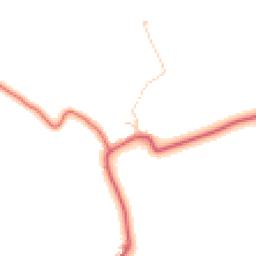 Daytime road noise heatmap for NE66 2JN