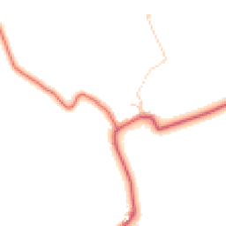 Daytime road noise heatmap for NE66 2JU