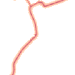 Daytime road noise heatmap for NE66 2LY