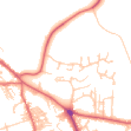 Daytime road noise heatmap for NE66 2NJ