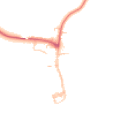 Daytime road noise heatmap for NE66 2RD