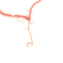 Daytime road noise heatmap for NE66 2RL