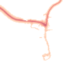 Daytime road noise heatmap for NE66 2RQ
