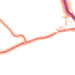 Daytime road noise heatmap for NE66 2SU
