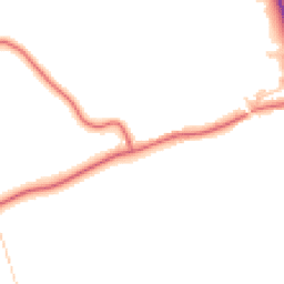 Daytime road noise heatmap for NE66 2SX