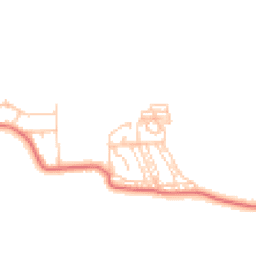 Daytime road noise heatmap for NE66 2UH
