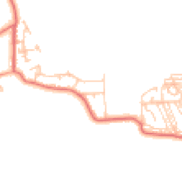 Daytime road noise heatmap for NE66 2UP