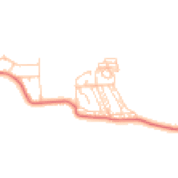 Daytime road noise heatmap for NE66 2UZ