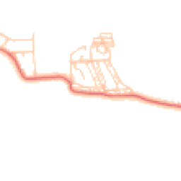 Daytime road noise heatmap for NE66 2XF