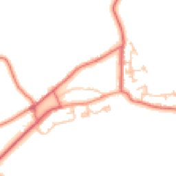 Daytime road noise heatmap for NE66 2XS