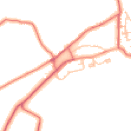 Daytime road noise heatmap for NE66 2XX