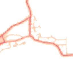 Daytime road noise heatmap for NE66 2YH