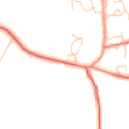 Daytime road noise heatmap for NE66 3AF