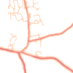 Daytime road noise heatmap for NE66 3AH