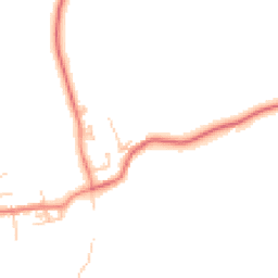 Daytime road noise heatmap for NE66 3AR