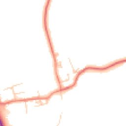 Daytime road noise heatmap for NE66 3BG