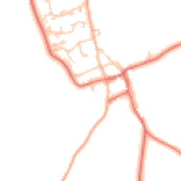 Daytime road noise heatmap for NE66 3DB