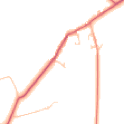 Daytime road noise heatmap for NE66 3DQ