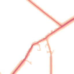 Daytime road noise heatmap for NE66 3EX