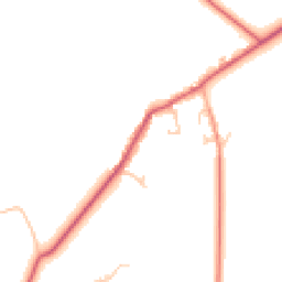 Daytime road noise heatmap for NE66 3EY