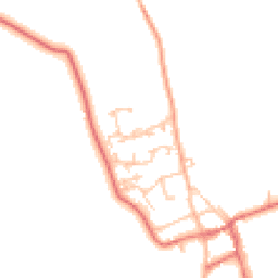 Daytime road noise heatmap for NE66 3FA