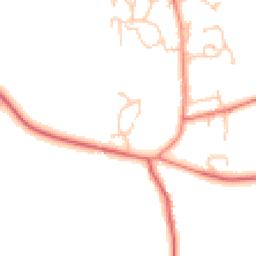 Daytime road noise heatmap for NE66 3FE
