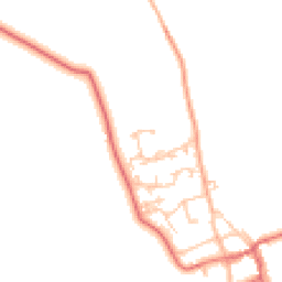 Daytime road noise heatmap for NE66 3FL